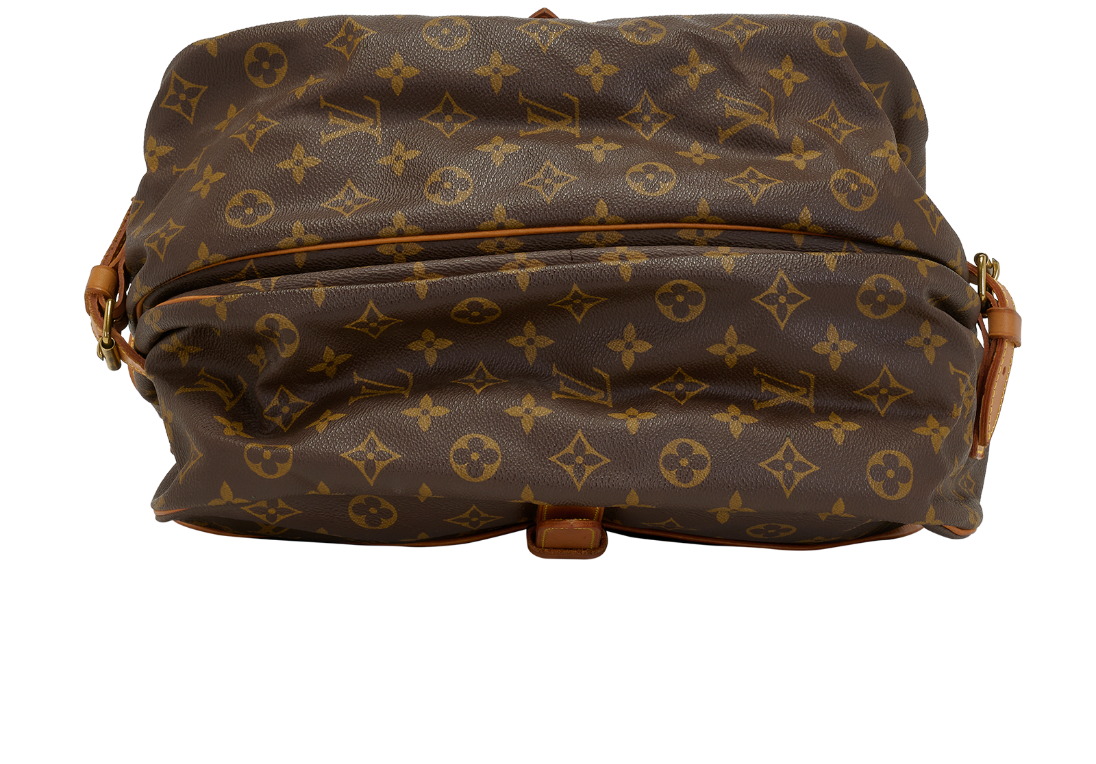 Saumur 35, &pound;650, Handbags, Brown, Canvas, Top view